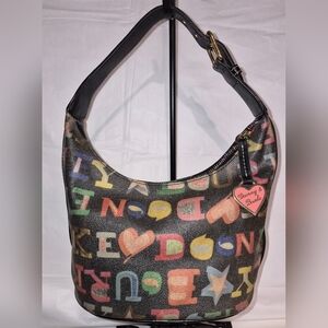 Vintage Y2k Dooney & Bourke Multicolor Hobo Bag